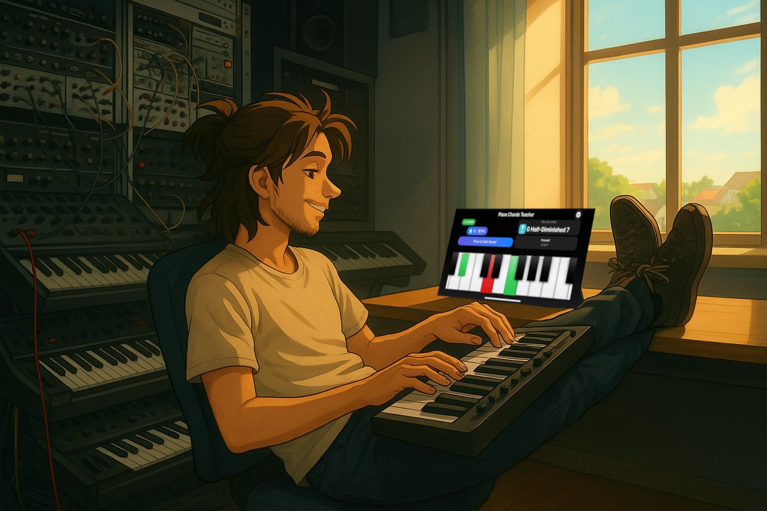 Piano Chords Teacher app screenshot